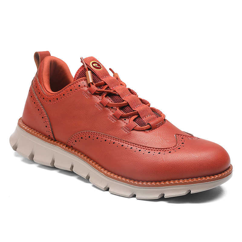 Brogue Wingtip Oxford Shoes Mens Premium Leather British Style Casual Dress Shoes Brogues Big Size 48 49 50 H260824