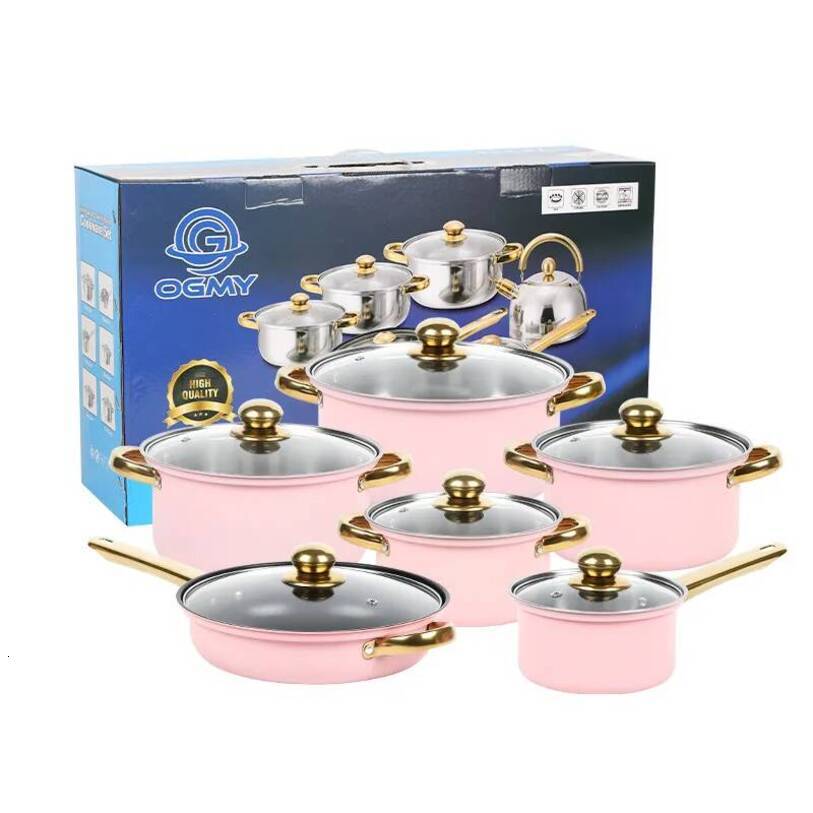Set Pentole Set Pentole Cucina 21 Pz Set Pentole E Padelle Frittura Antiaderent…