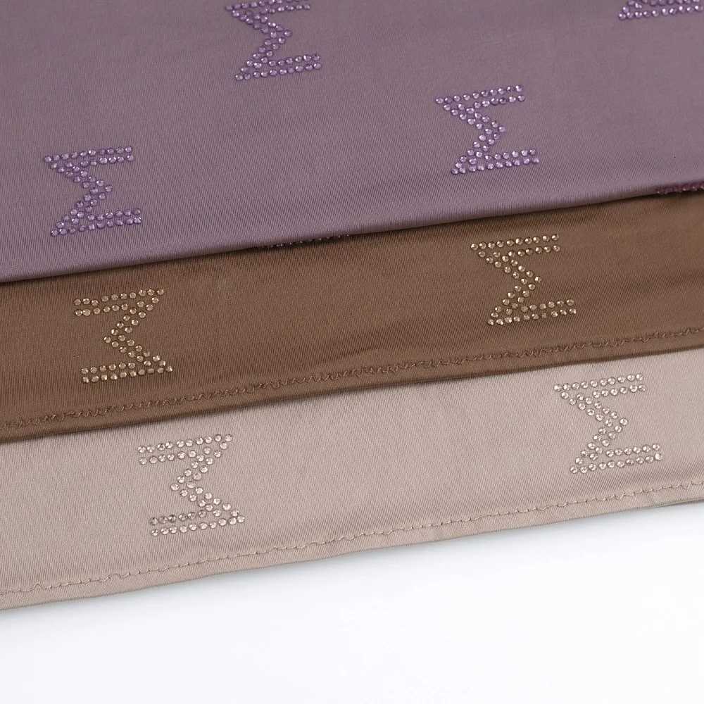 Scarf Premium Liquid Jersey Hijabs M Hot Diamond Soft Shawl Head Wrap for Women Muslim Fashion Hijiab for Women Turban Ramadan L260824 - view 6