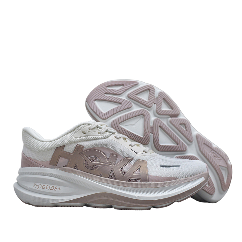 Designer HOKA ONE ONE Clifton PRO Men Women Running Shoes Thick Cushioned Sole Breathable Mesh Athletic Sneakers Outdoor Walking Trainers Rose Gold 36 - view 4