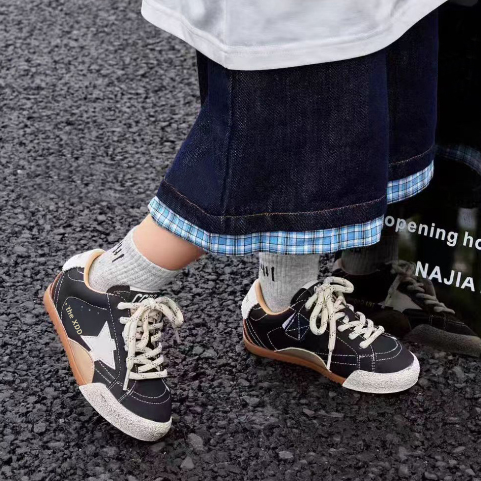 Designer Shoes 2026 new trend fashion children's sneakers shoes retro star boys' and girls' casual shoes