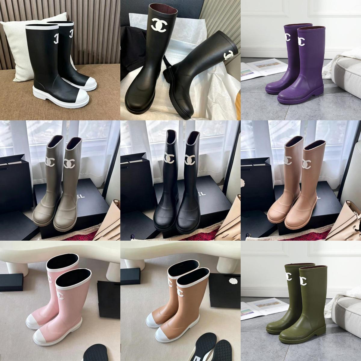 Le Scarpe Firmate Stivali Alti Impermeabili Colorati Sono Adatte Per L'uso Quot…