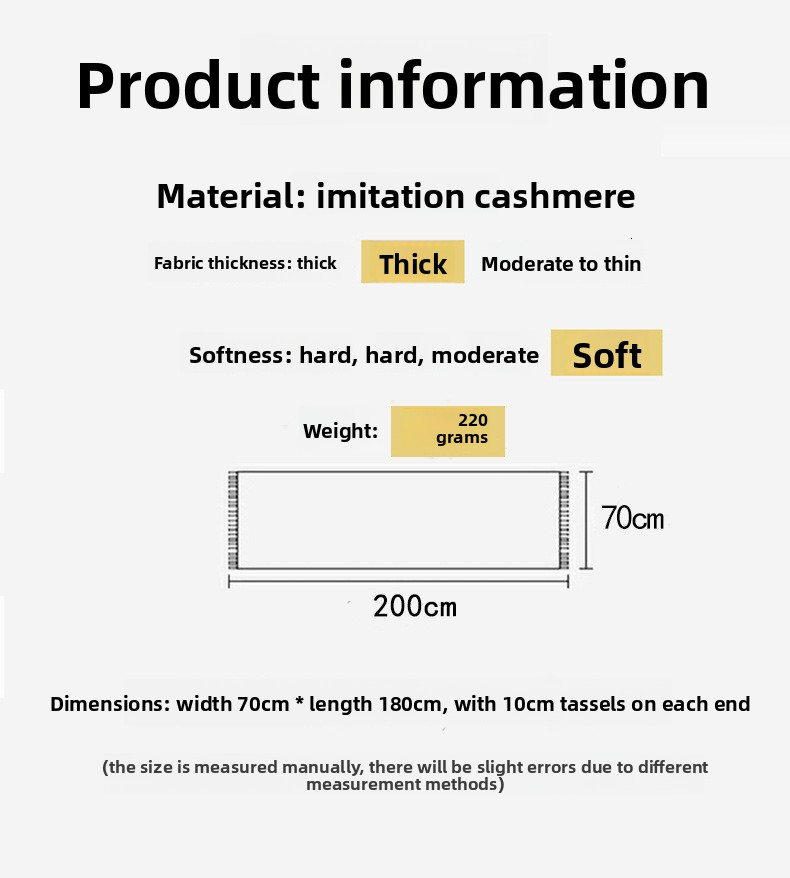 Designer Scarf Imitation Cashmere Leopard Print Scarf For Women Thickened Printed Tassel Shawl High Quality Neck Warmer Large Blanket Scarves For Autu - view 9