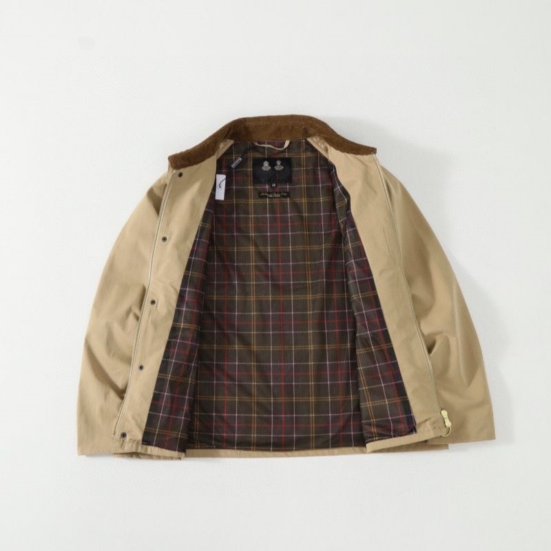 Giacca Barbour Giacca In Cotone Cerato Colletto In Velluto A Coste Giacca Cerat…