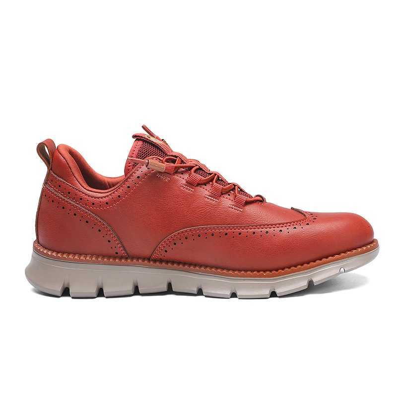 Brogue Wingtip Oxford Shoes Mens Premium Leather British Style Casual Dress Shoes Brogues Big Size 48 49 50 H260824 - view 3