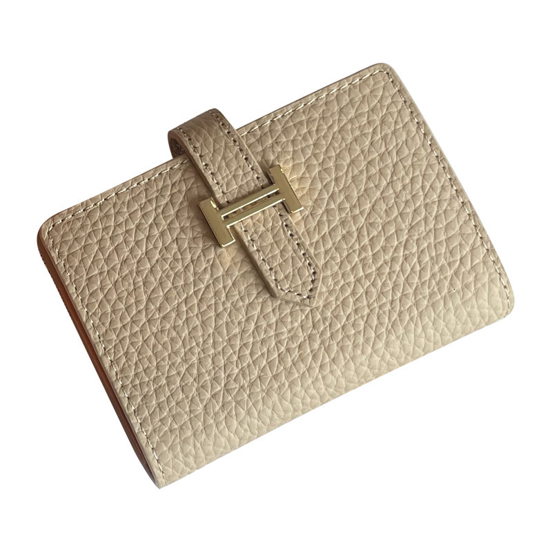 Luxury Brand Designer Bag Top-Layer Cowhide Small For Women, Anti-Magnetic, Multi-Card Slot, Light Luxury Genuine Leather, Mini Compact 12-Card Slot I - view 6