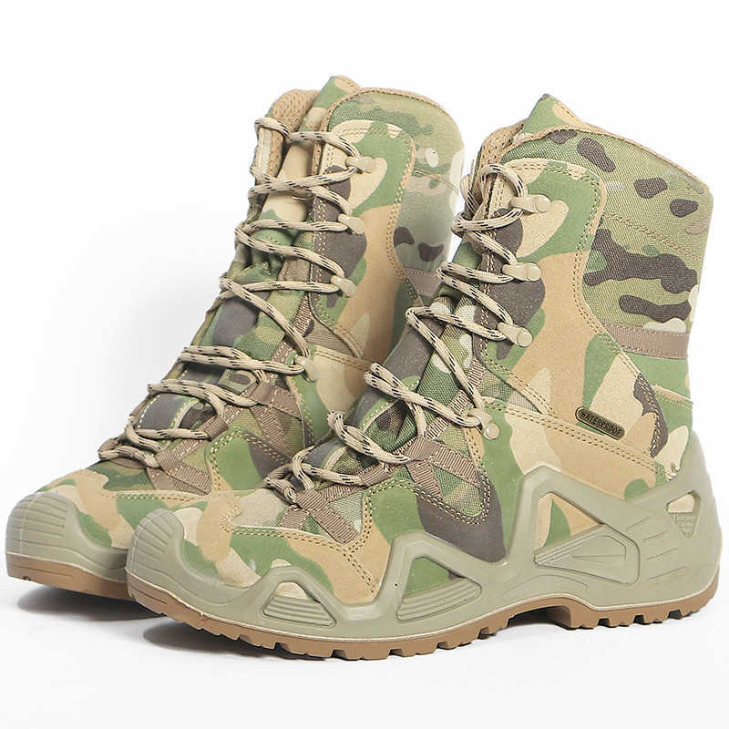 New Mid Cut Mens Tactical Boots Army Boots Size 3946 Combat Man Boots Army Hunting Work Boots Military Ank Casual Boots Y251015 - view 7