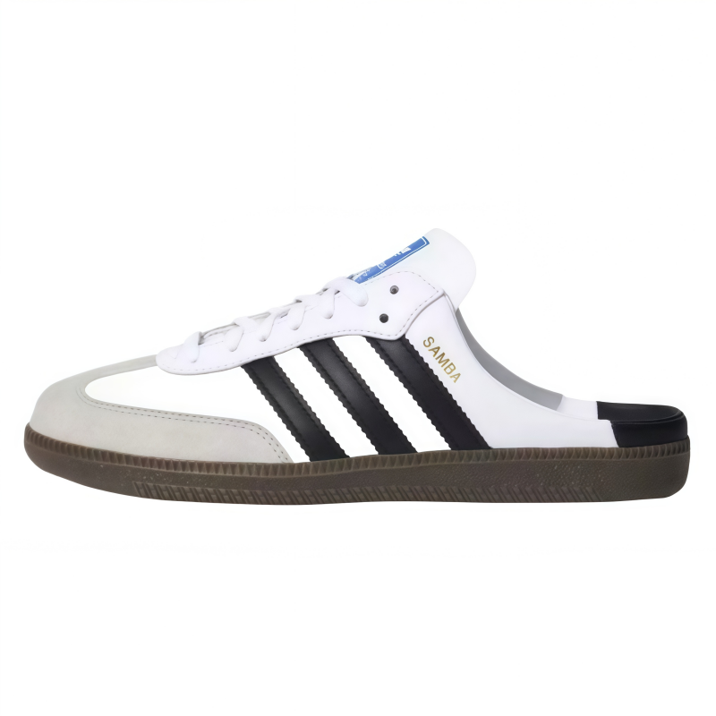 Free shipping Adidas Samba Mule Designer Running Shoes Unisex, Backless Slip On Sneakers Gum Rubber Sole Suede Athletic Trainers Vintage Lazy Casual W - view 4