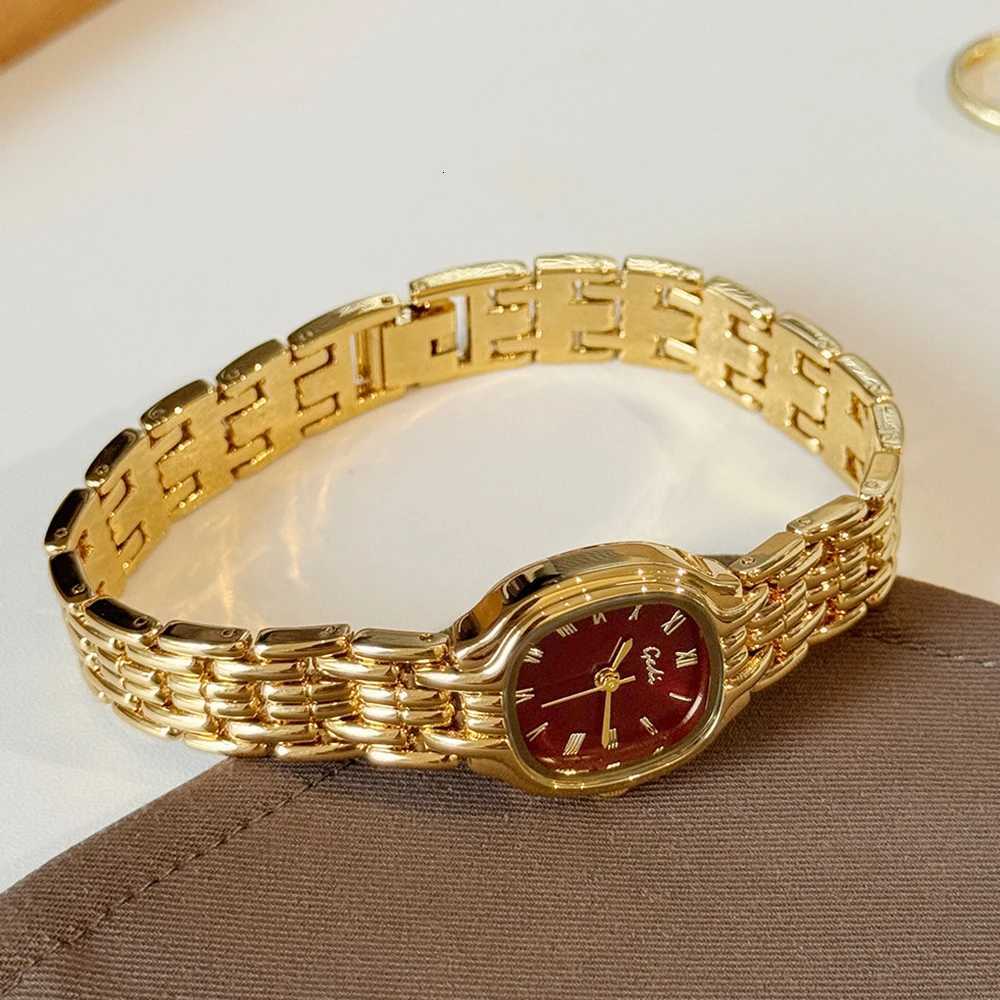 Watch Gold Women's GEDI Vintage Luxury Shell Dial Elegant Dress Waterproof Quartz Women's Wristwatch Gift #Reloj Mujer L260825 - view 3