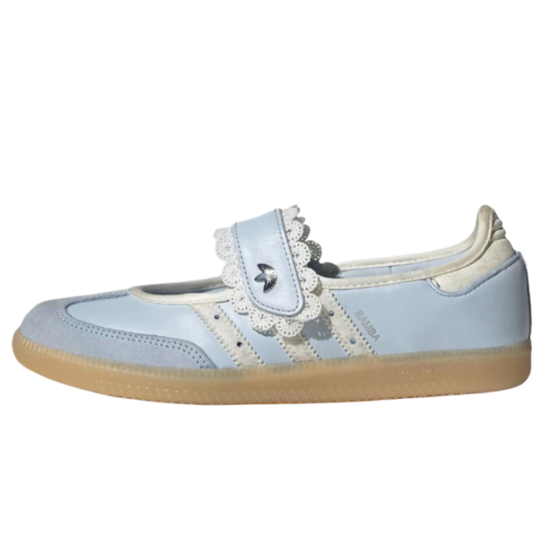 Scarpe Firmate Adidas Originali Samba Jane Estate Bagliore Morbido E Confortevo…