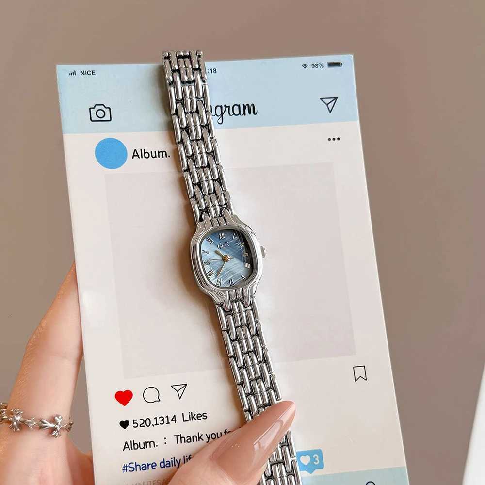 Watch Gold Women's GEDI Vintage Luxury Shell Dial Elegant Dress Waterproof Quartz Women's Wristwatch Gift #Reloj Mujer L260825 - view 7
