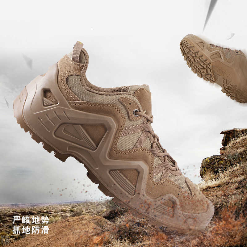 New Mid Cut Mens Tactical Boots Army Boots Size 3946 Combat Man Boots Army Hunting Work Boots Military Ank Casual Boots Y251015 - view 4