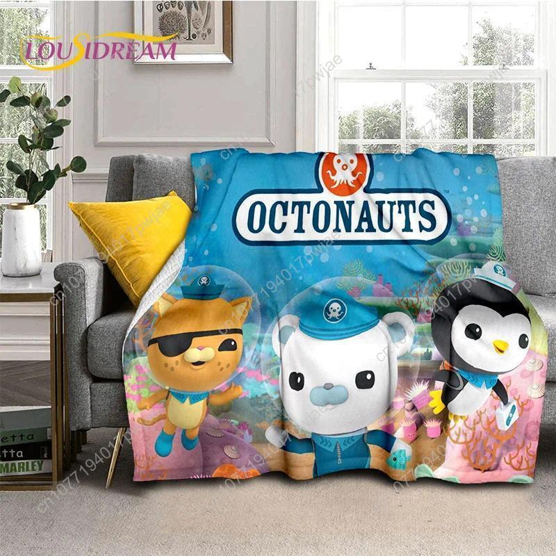The Octonauts Barnacles Cute Cartoon Soft Blankets,Keep Warm Flannel Throw Blanket for Picnic Beds Sofa Home Custom blankets - view 4