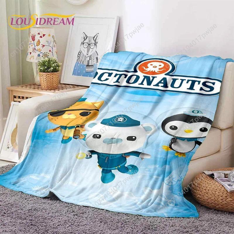 The Octonauts Barnacles Cute Cartoon Soft Blankets,Keep Warm Flannel Throw Blanket for Picnic Beds Sofa Home Custom blankets - view 5