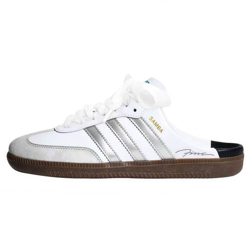 Free shipping Adidas Samba Mule Designer Running Shoes Unisex, Backless Slip On Sneakers Gum Rubber Sole Suede Athletic Trainers Vintage Lazy Casual W - view 5