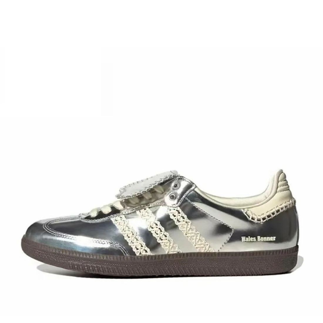 adidas Samba Wales Bonner Leopard Pony Hair Low Top Sneakers Retro Gum Sole Casual Trainers for Men Women Animal Print Street Fashion Shoes - view 9