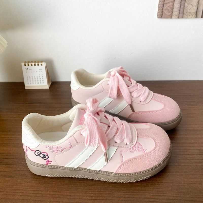 Women's Training Shoes 2025 Spring New Fashion Kitten Design Casual Shoes for Women Student Campus Style White Sneakers L260825 - view 7