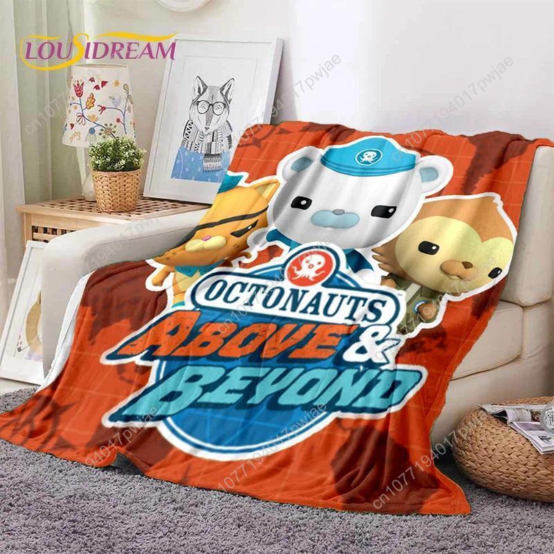 The Octonauts Barnacles Cute Cartoon Soft Blankets,Keep Warm Flannel Throw Blanket for Picnic Beds Sofa Home Custom blankets - view 6