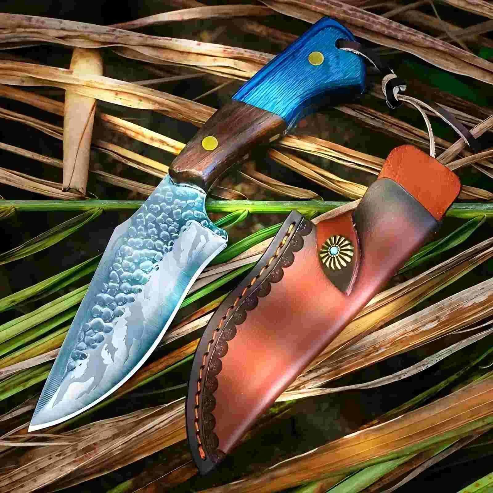 Ergonomic Wooden Handle High-Quality Stainless Steel Blade Lightweight Durable Knife for Outdoor Home Kitchen Use 260825 - view 7
