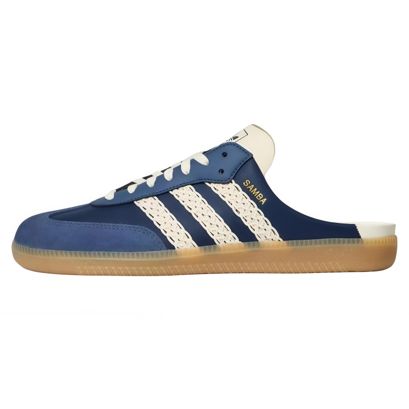 Free shipping Adidas Samba Mule Designer Running Shoes Unisex, Backless Slip On Sneakers Gum Rubber Sole Suede Athletic Trainers Vintage Lazy Casual W - view 7