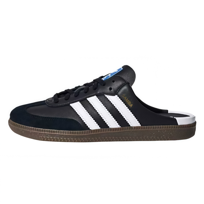 Free shipping Adidas Samba Mule Designer Running Shoes Unisex, Backless Slip On Sneakers Gum Rubber Sole Suede Athletic Trainers Vintage Lazy Casual W - view 3