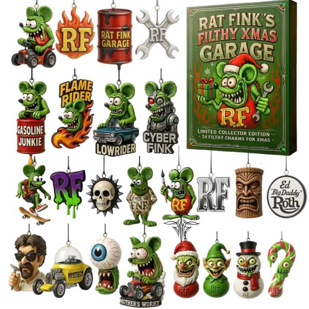 Christmas Advent Calendar 2026 Rat Fink Christmas Countdown Calendar Blind Box L260826R0B5 - view 6