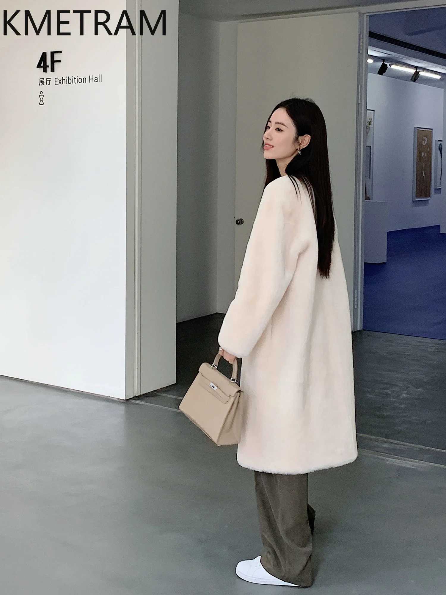 Women's Winter JaCKet Real Merino Wool Fur Coat Women CloTHing Long Natural Sheepskin Fur JaCKets Fourrures Femmes Q260826 - view 3