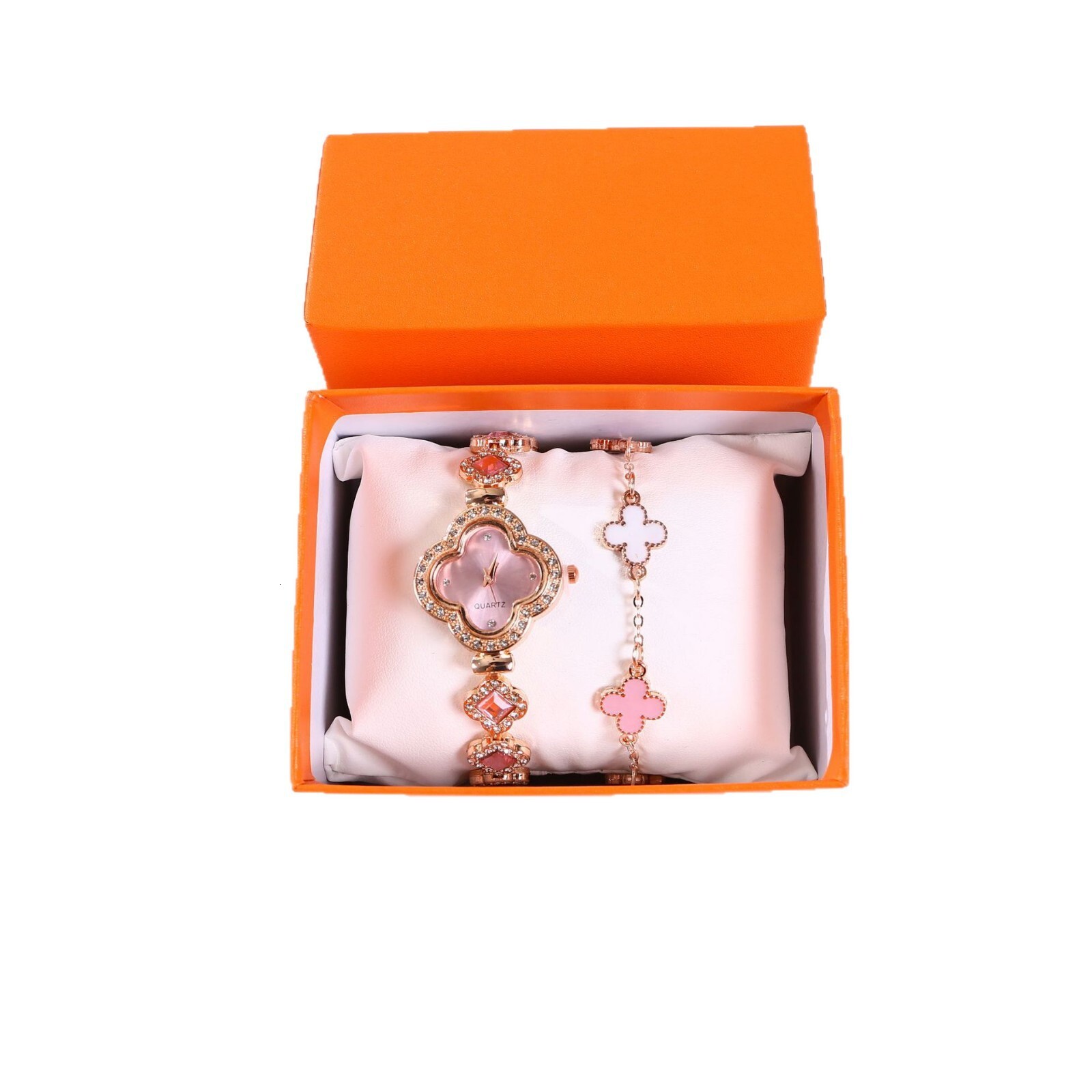 designer watch Valentine s Day gift watch and bracelet set high end creative gift box set for girlfriend or mother Fashionable and high-quality wristw - view 5