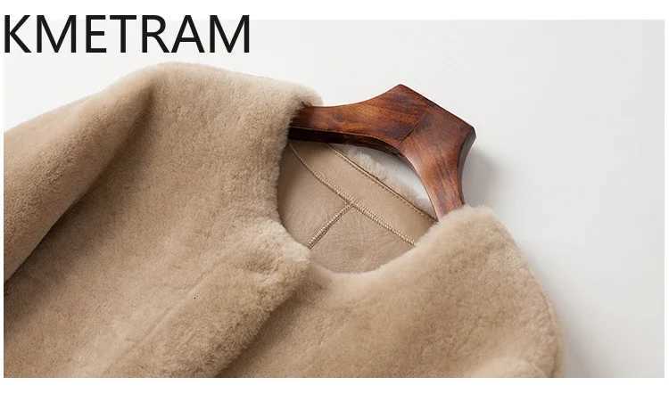 Women's Winter JaCKet Real Merino Wool Fur Coat Women CloTHing Long Natural Sheepskin Fur JaCKets Fourrures Femmes Q260826 - view 5