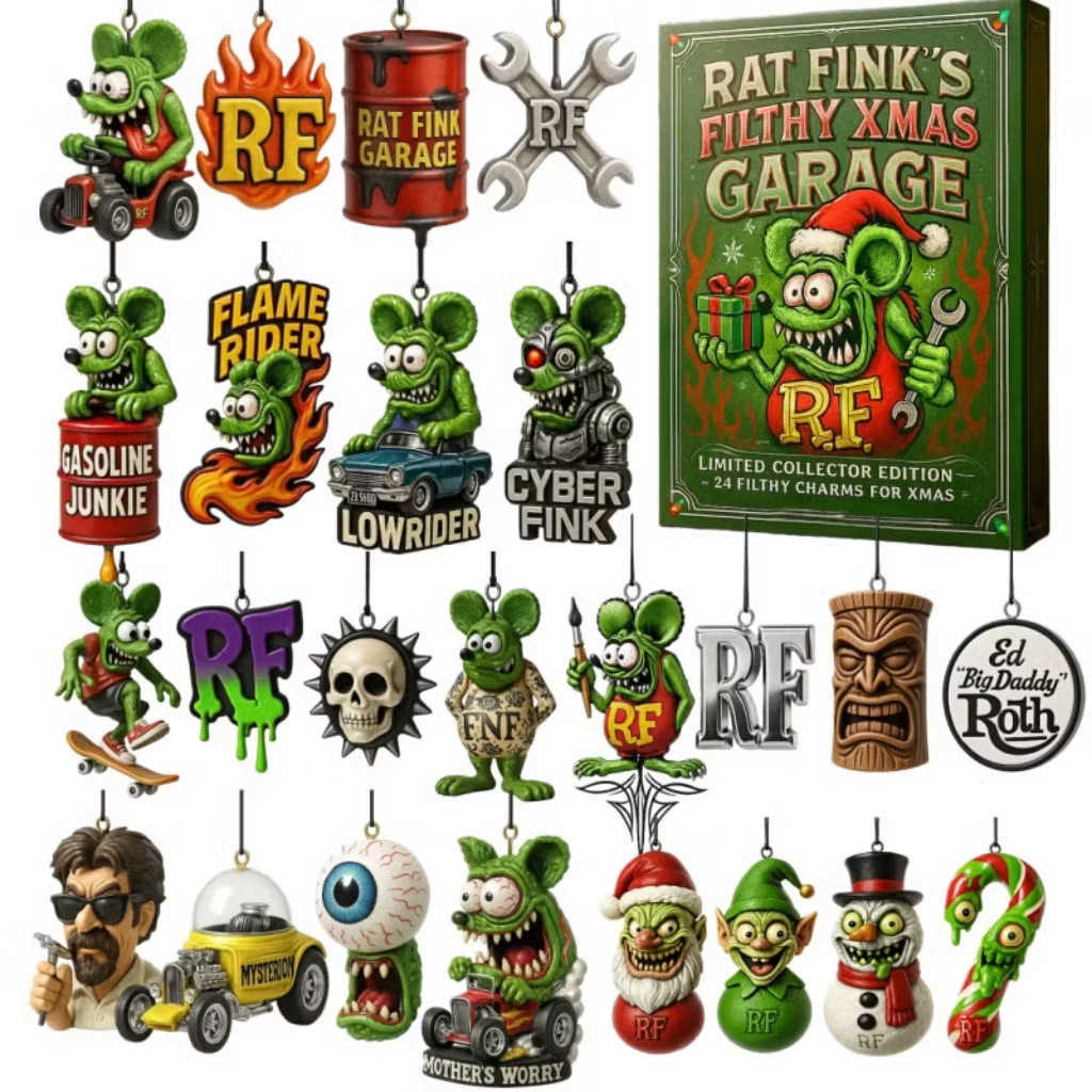 Christmas Advent Calendar 2026 Rat Fink Christmas Countdown Calendar Blind Box L260826R0B5 - view 7
