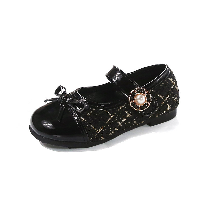 hot Free shipping luxury Childrens shoes New style temperament of girls' single shoes and small leather shoes - view 6