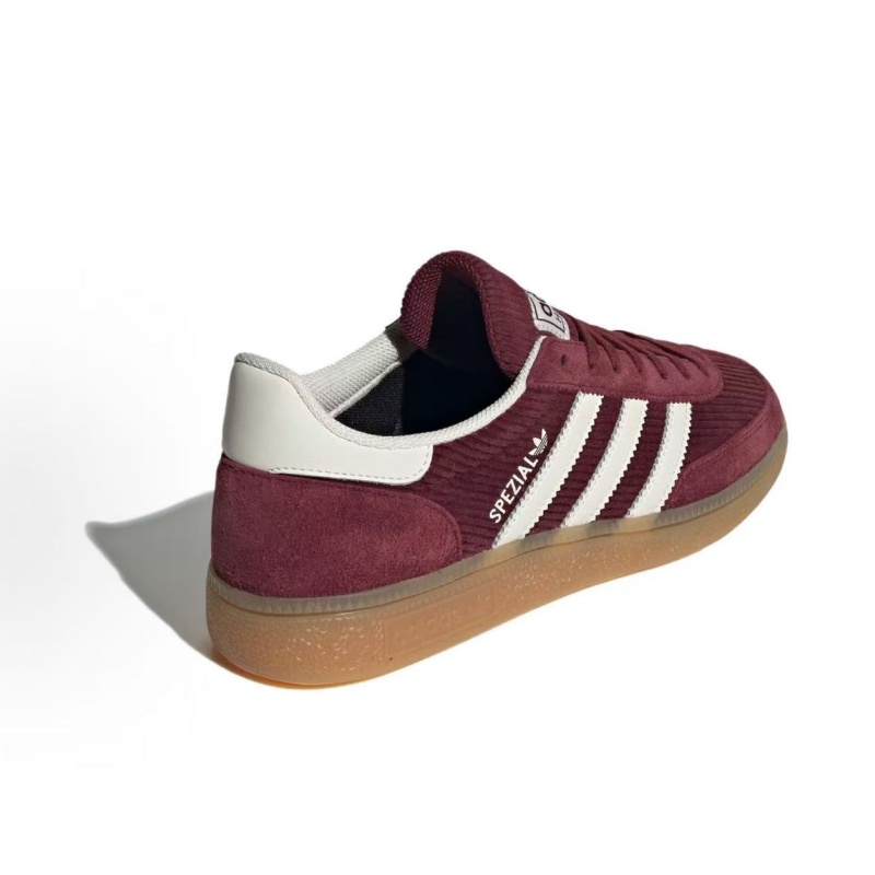 Adidas Originals HANDBALL Spezial Retro Handball Sneakers Comfortable Stylish Low Top Daily Casual Footwear Women Red - view 5