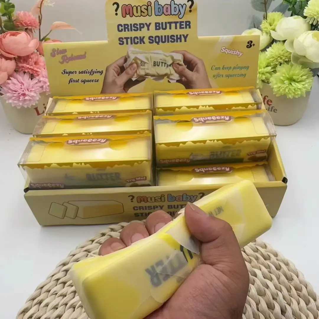 Stick Crunchy Skin Squishy Butter Stress Ball Fidget Toy wax coating Squeeze Toy ASMR Anti Stress Release Hand Relax Gift Toys C260827 - view 6