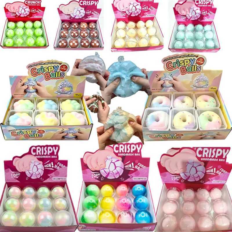 Multiple series Squishy Stress Balls Slow Rebound Wax Skin Squeeze Toy Adult Quiet Sensory Fidget Toy Soothing Relieving Stress X260826
