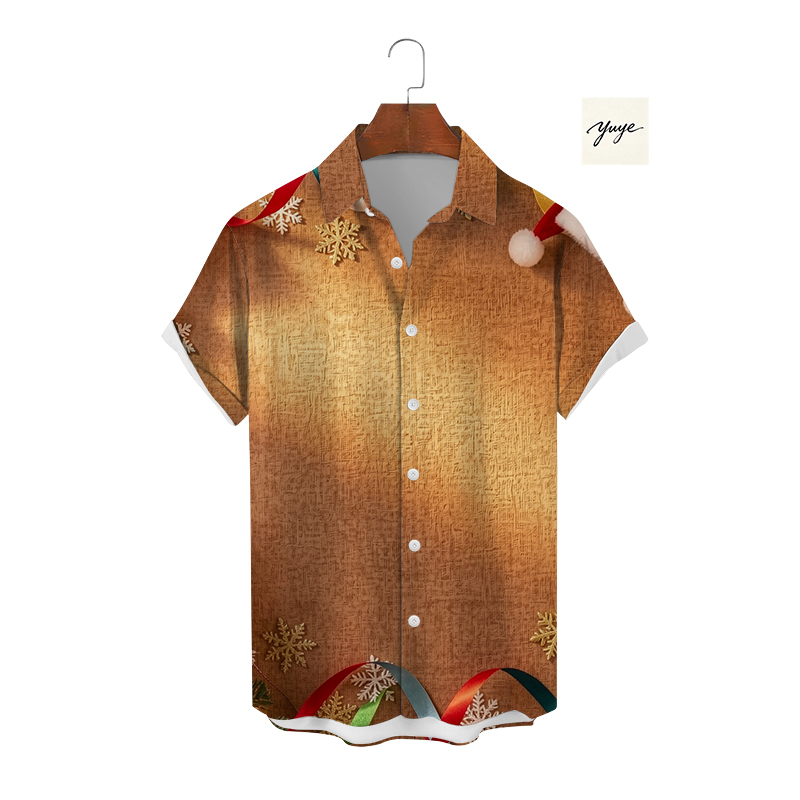 Chic Casual Print T-Shirt for Men with Short Sleeves - view 5