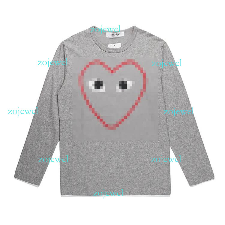 Designer Cdgshirt Come Felpe Con Cappuccio Di Alta QualitÃ Trendy Red Heart Gra…