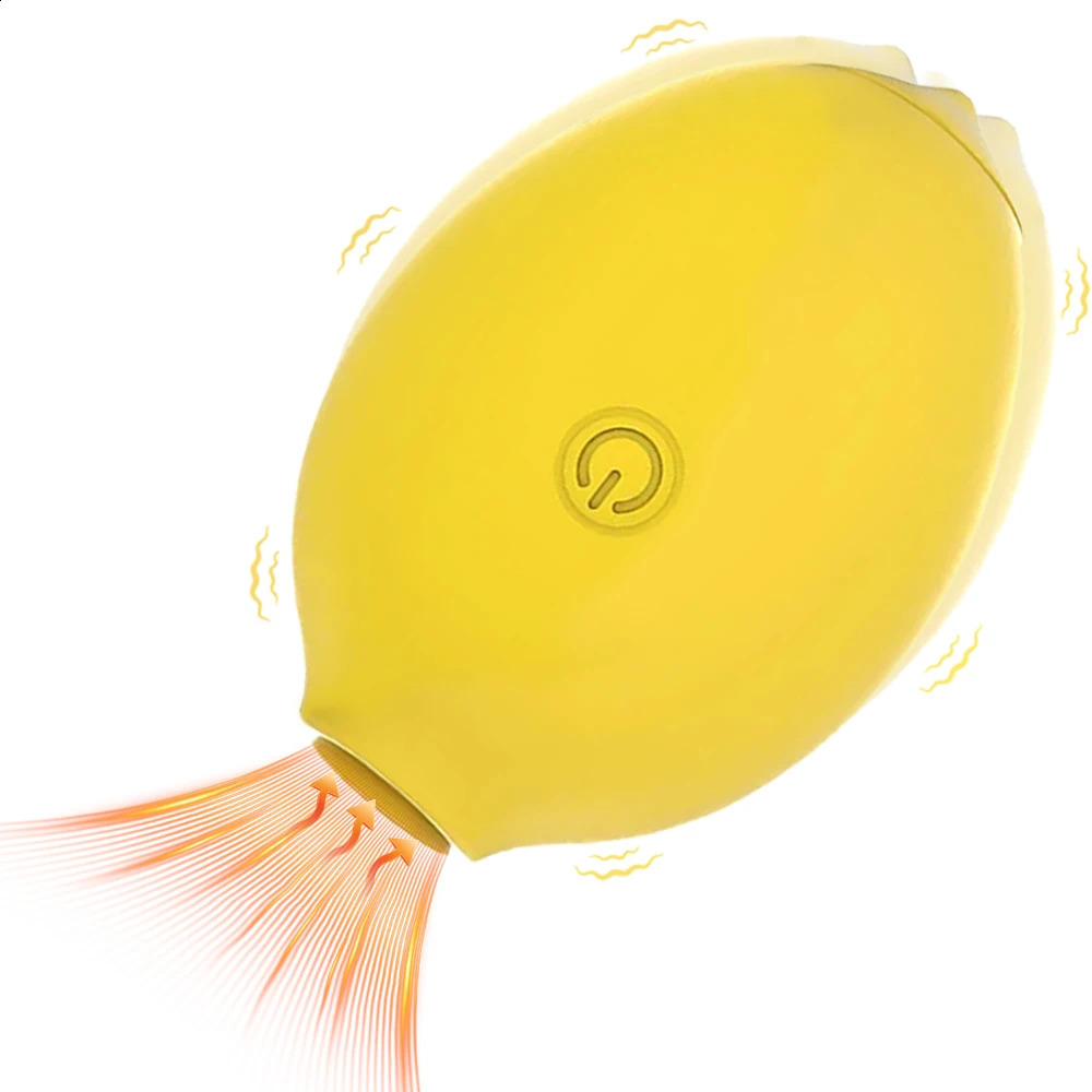 Lemon Vibrator Sucking Vibrator Clitoral Stimulator with 10 Strong Sucking Modes Silicone Clitoral Sucker Womens Couples Sex Toy 260827