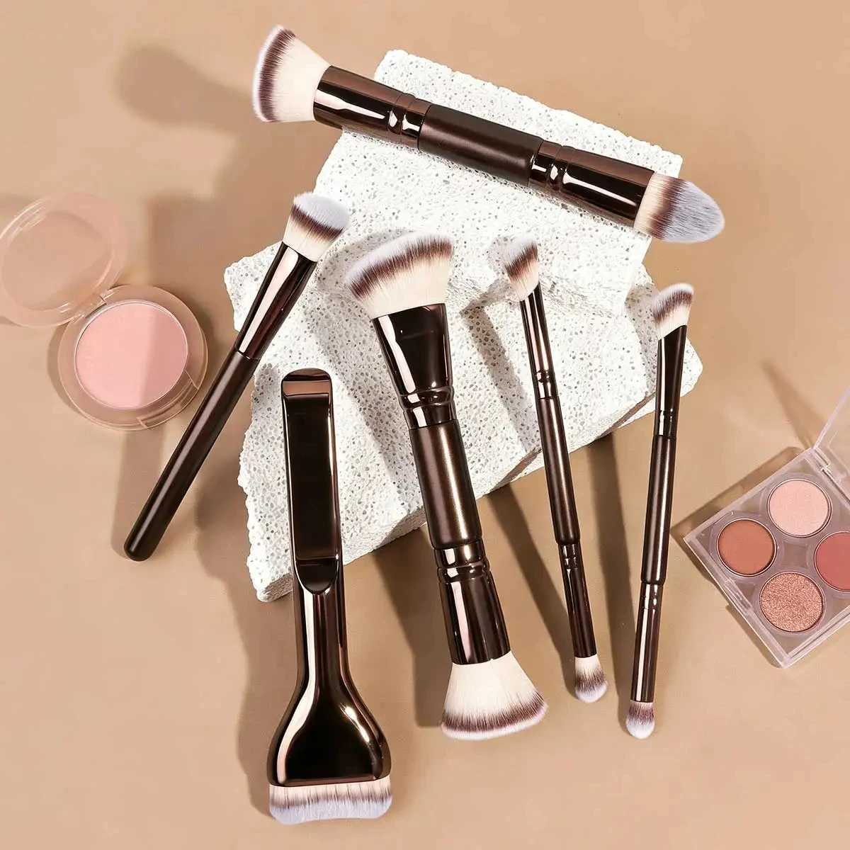 Professional Aluminum Makeup Brush Set Includes Soft High-Quality Synthetic Hair Makeup Brushes Foundation Brush Powder Brush Z260826 - view 5