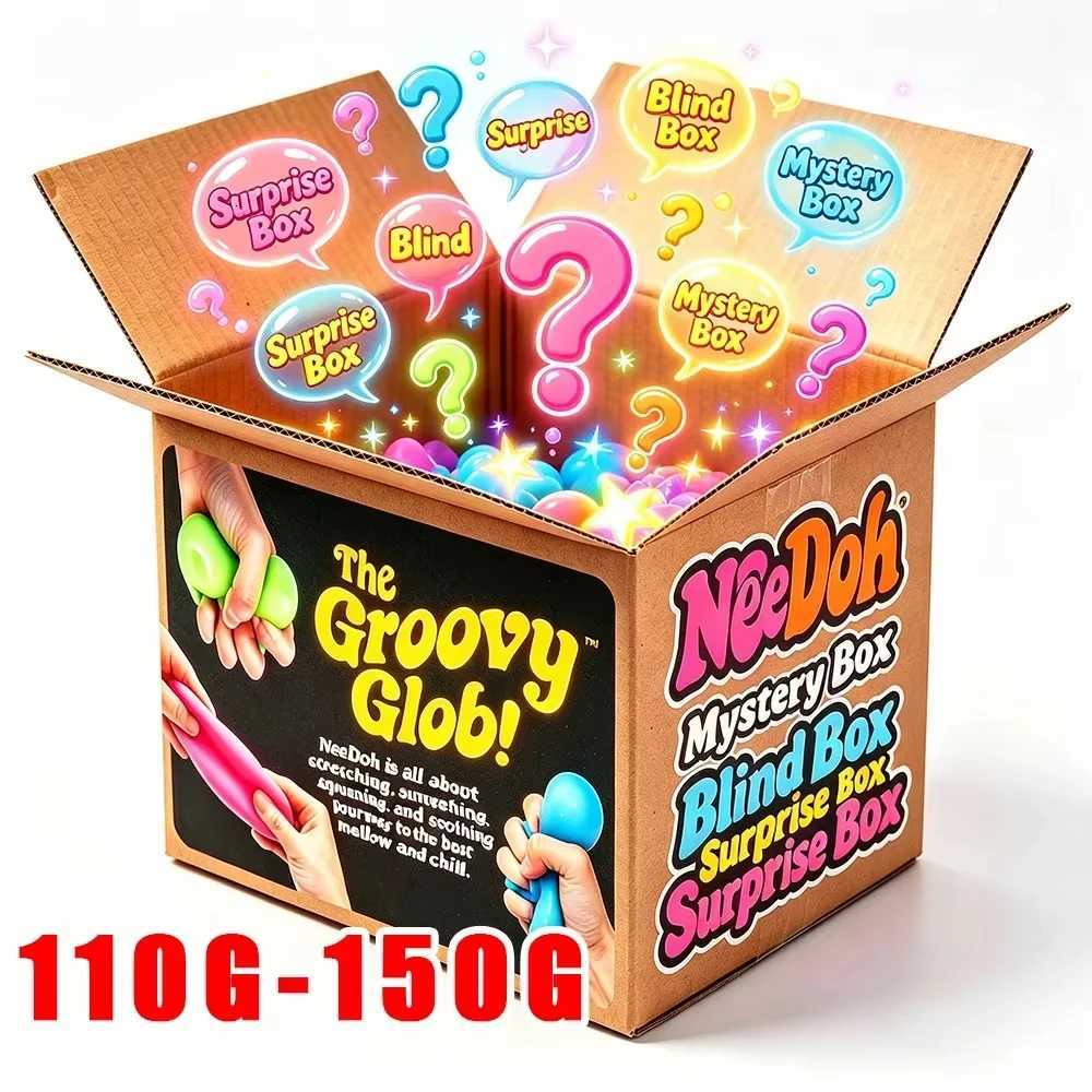NeeDoh Schylling Jellyfish Cube Squish Stress Relief Sensory Toy Blind Box Soft Gel Squeeze Toy Mystery Pack for Relaxation X260826 - view 5