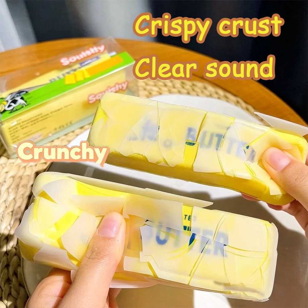 Stick Crunchy Skin Squishy Butter Stress Ball Fidget Toy wax coating Squeeze Toy ASMR Anti Stress Release Hand Relax Gift Toys C260827