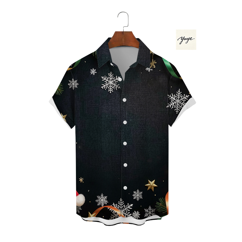 Chic Casual Print T-Shirt for Men with Short Sleeves - view 7