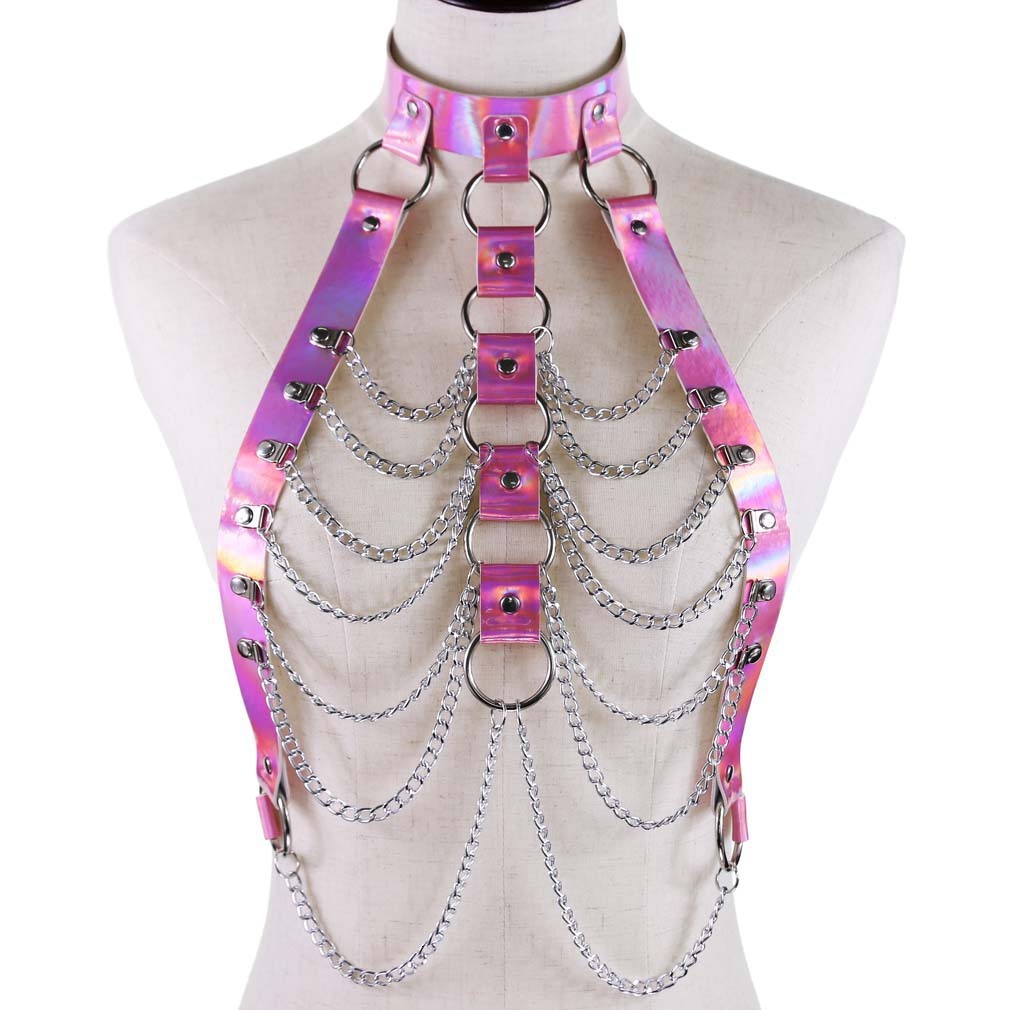 Direct from the manufacturer: Sexy hot girl laser chest stra - view 3