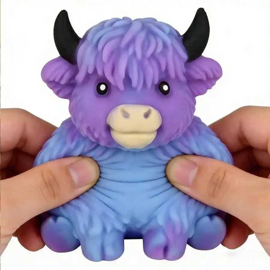 Scottish Highland Cow Squishy Slow Rebound Anxiety Relief Fidget Toy Squishy Toys Juegos Para Nios Cheese Squishy X260826 - view 5