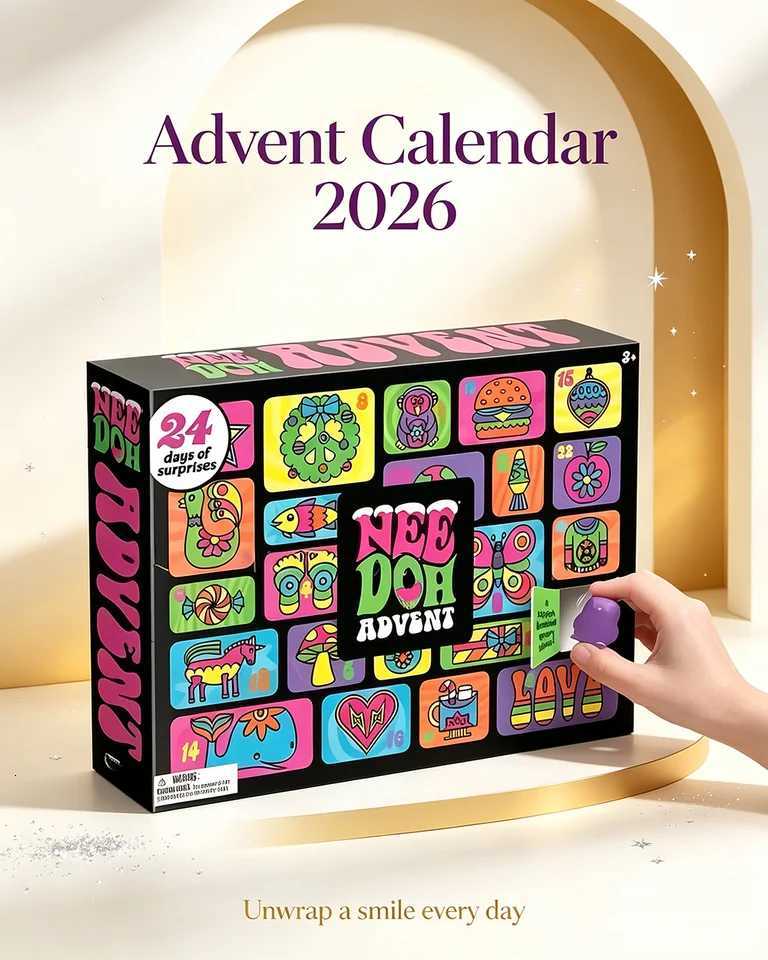 NEEDOH Christmas Easter Advent Calendar 24 Pcs Unique Cute Squishy Fidget Toy Slow Rebound Stress Relief Mystery Surprise Box X260826 - view 5