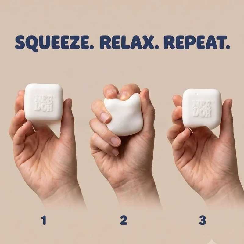Needoh Luminous Milk Coffee Decompression Box Pinching Maltose Sensory Anxiety Relief ADHD Fidget Toy Gifts for Girls X260826 - view 4