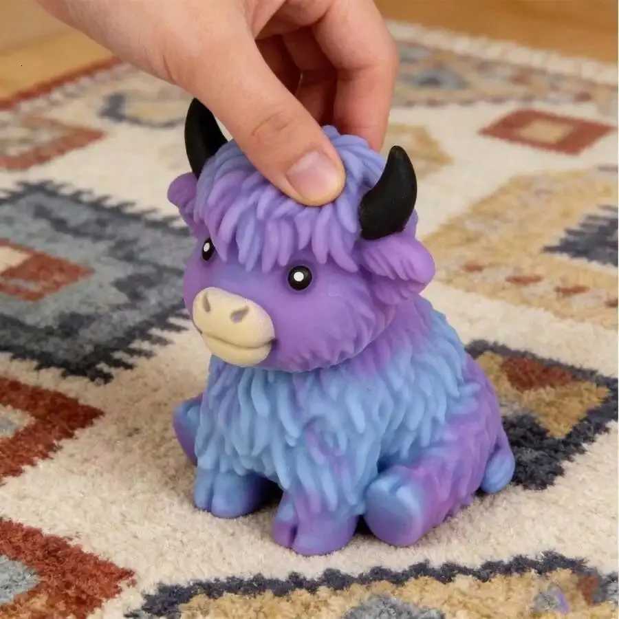 Scottish Highland Cow Squishy Slow Rebound Anxiety Relief Fidget Toy Squishy Toys Juegos Para Nios Cheese Squishy X260826 - view 7