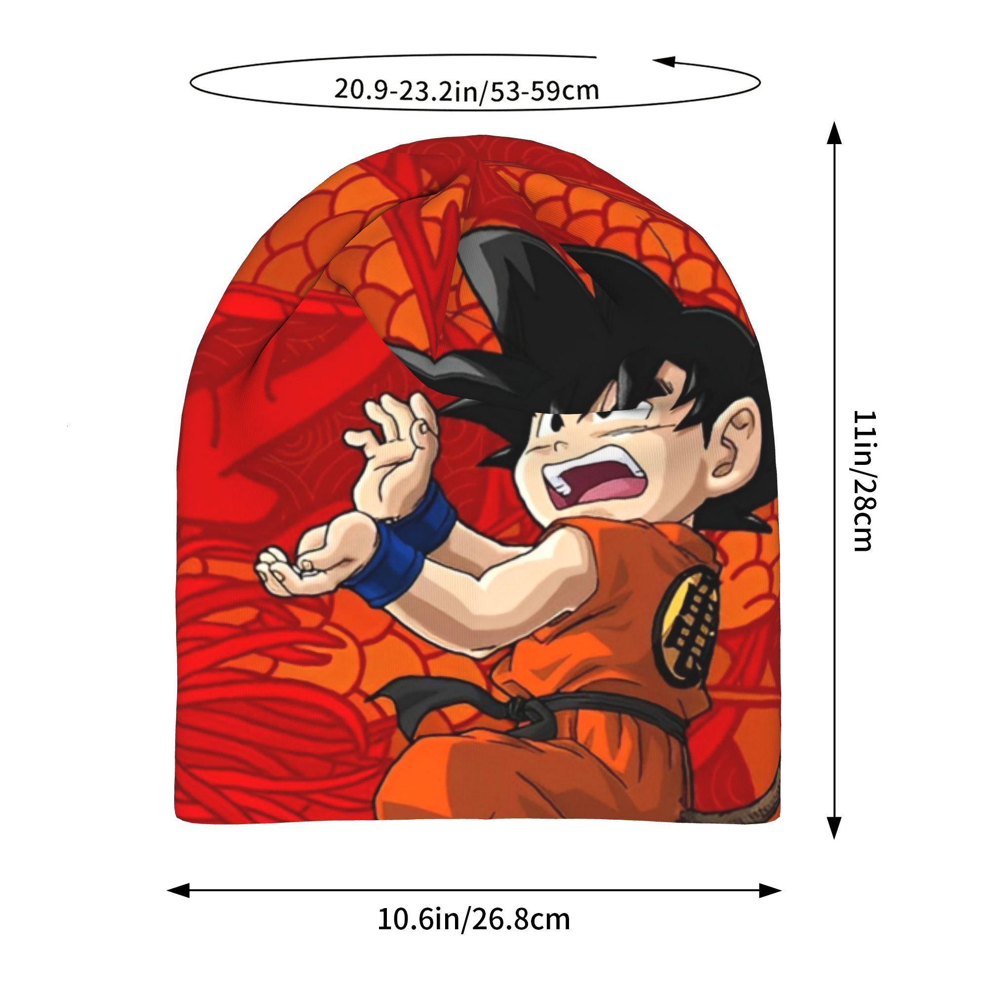 DBZ Z Goku Cartoon Bonnet Casual Ski Skullies Beanies Hat for Men Women Summer Head Wrap Caps - view 6