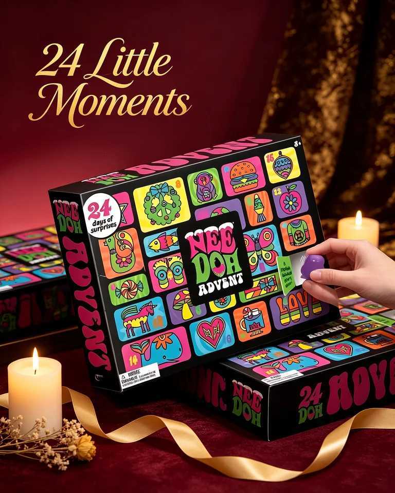 NEEDOH Christmas Easter Advent Calendar 24 Pcs Unique Cute Squishy Fidget Toy Slow Rebound Stress Relief Mystery Surprise Box X260826 - view 6