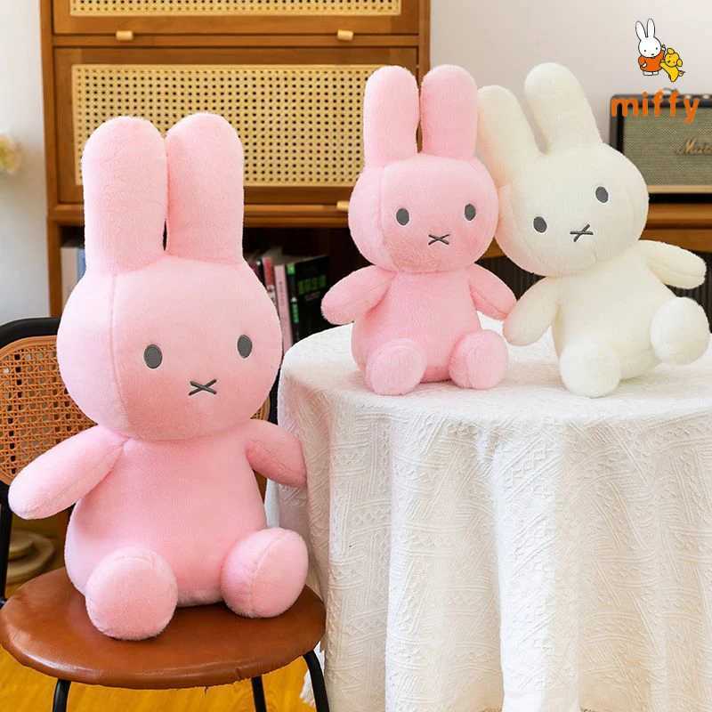 Kawaii Miffy Plush Doll Creative Dopamine Fluffy Stuffed Toy Cuddly High Quality Home Decoration Anime Accessories Perfect Gifts X260826 - view 4