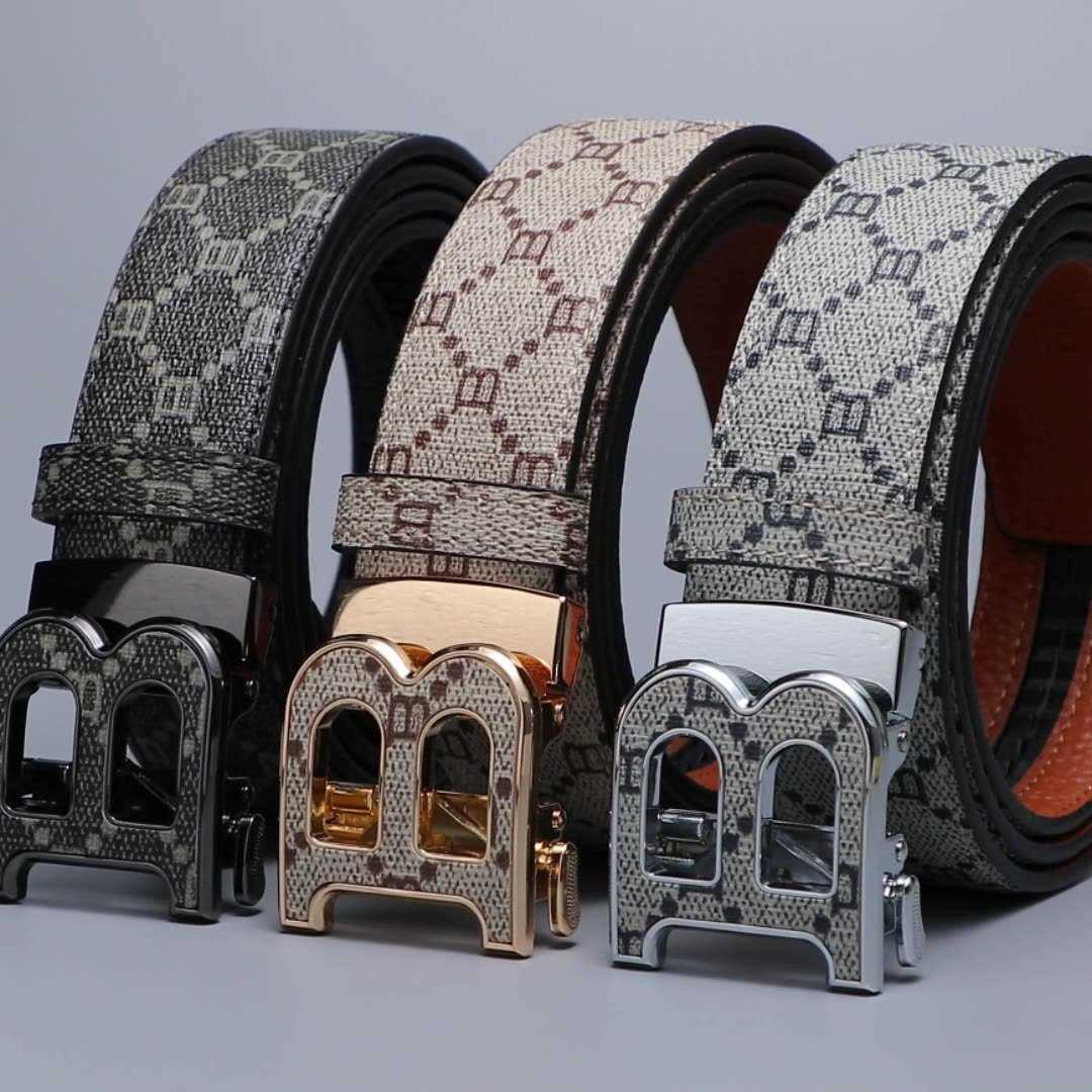 Mens Belt Fashionable Luxury Brand Belt for Men Letter B Buckle Belt Male Business Casual Style D260828 - view 7